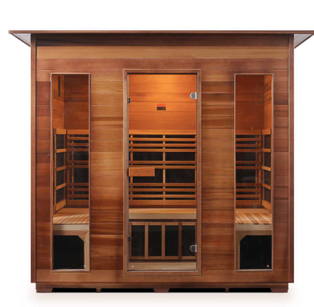 Enlighten I-19378 Rustic Indoor 5-Person Full Spectrum Infrared Sauna