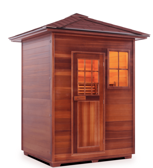 Enlighten Moonlight Outdoor Dry Traditional 3-Person Sauna