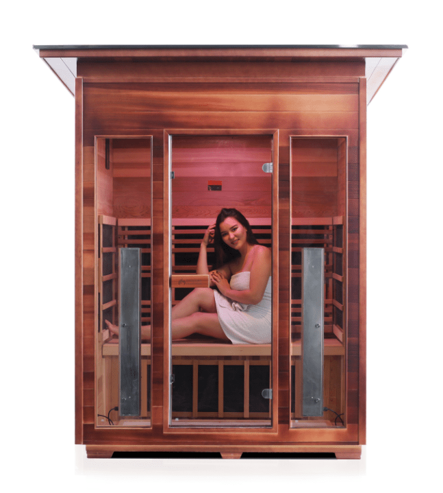 Enlighten RUSTIC Outdoor 3-Person Full Spectrum Infrared Sauna