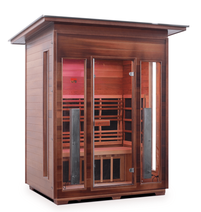 Enlighten RUSTIC Outdoor 3-Person Full Spectrum Infrared Sauna