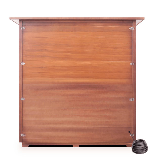 Enlighten Rustic Outdoor 4-Person Full Spectrum Infrared Sauna