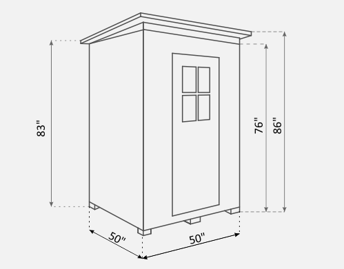 Enlighten Sapphire 2-Person Outdoor Hybrid Infrared and Traditional Sauna