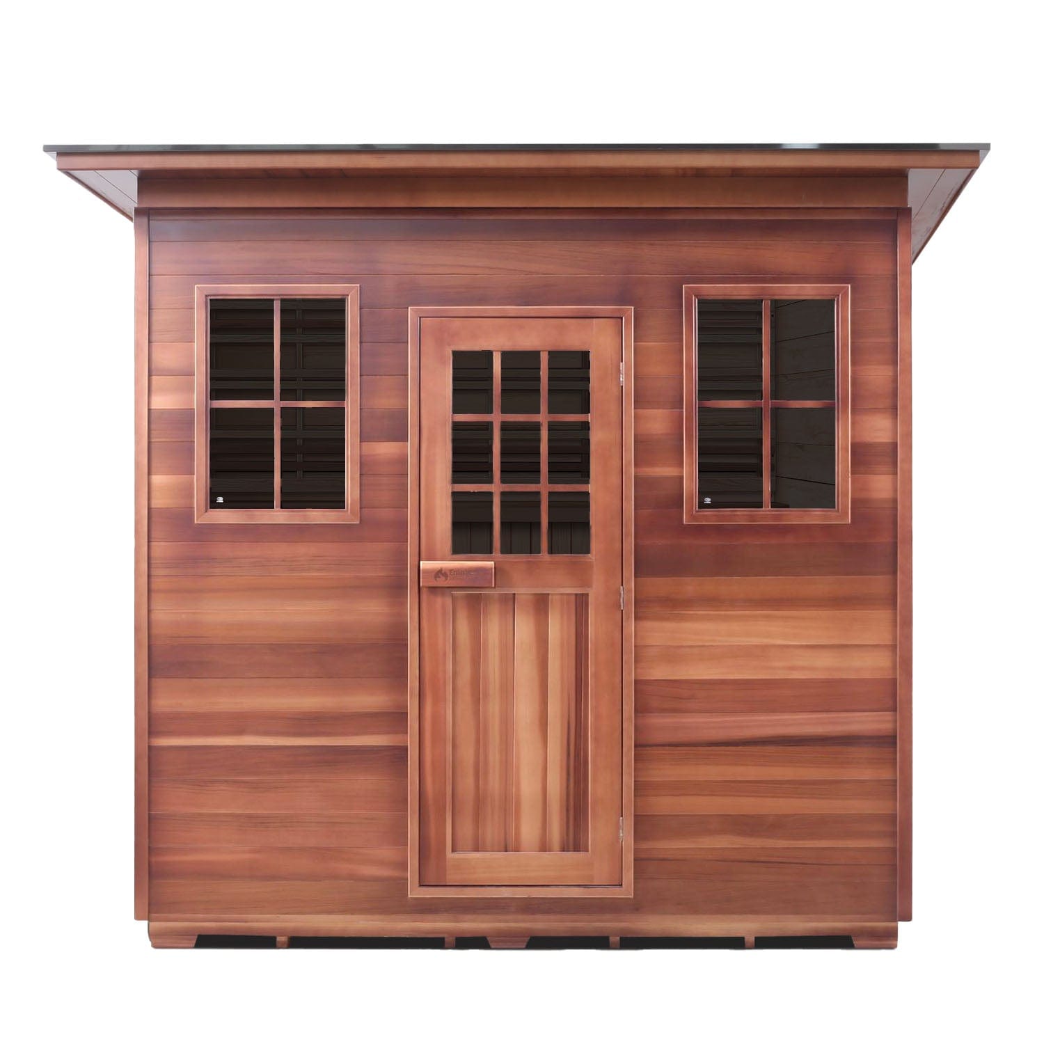 Enlighten T-36680 Slope Roof Moonlight Outdoor 8-Person Traditional Dry Sauna