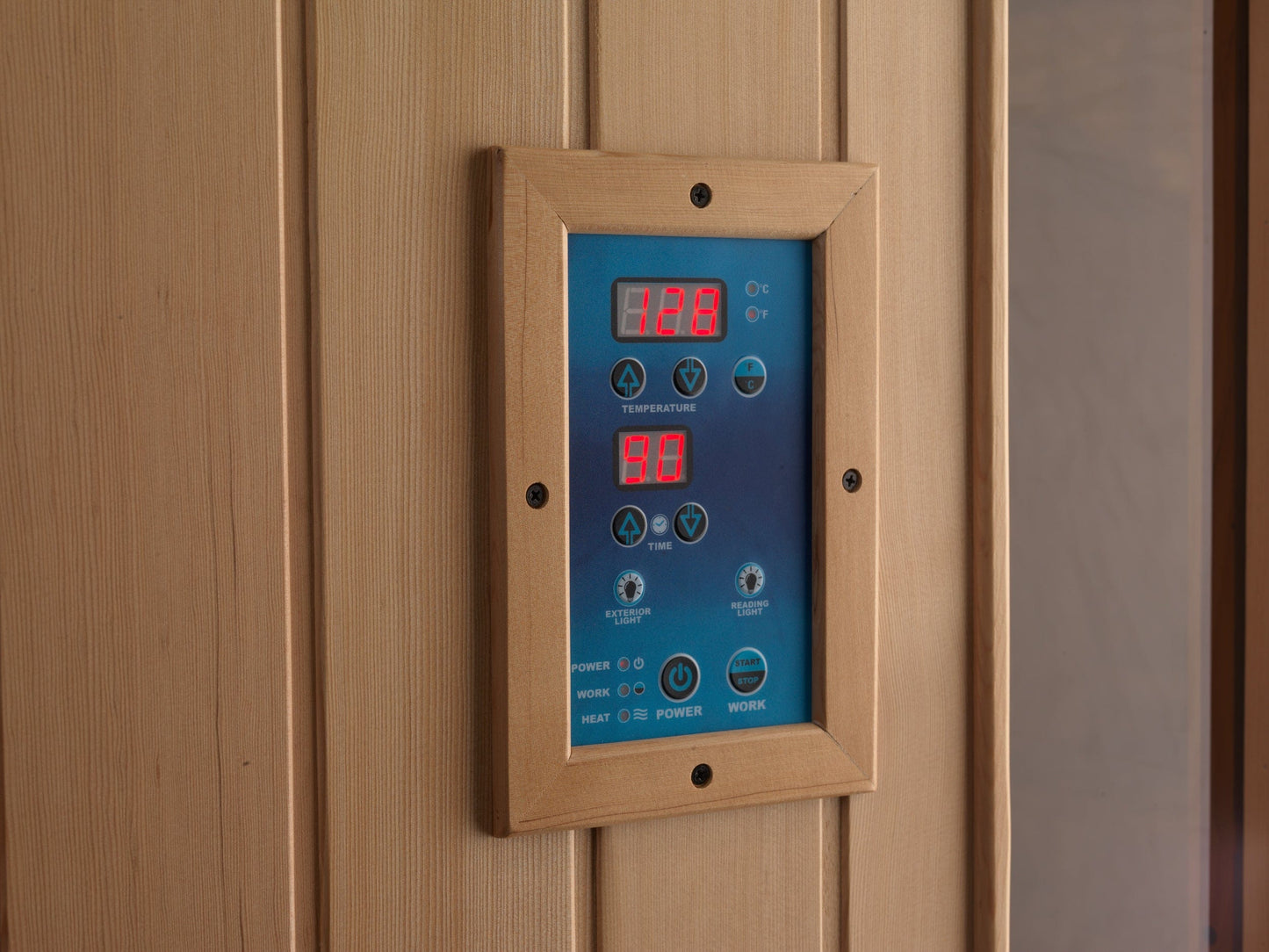Golden Designs GDI-8030-H3 *New 2023 Collection* Golden Designs "Hotel Edition" 3-Person Infrared Sauna - Near Zero EMF with Himalayan Salt Bar