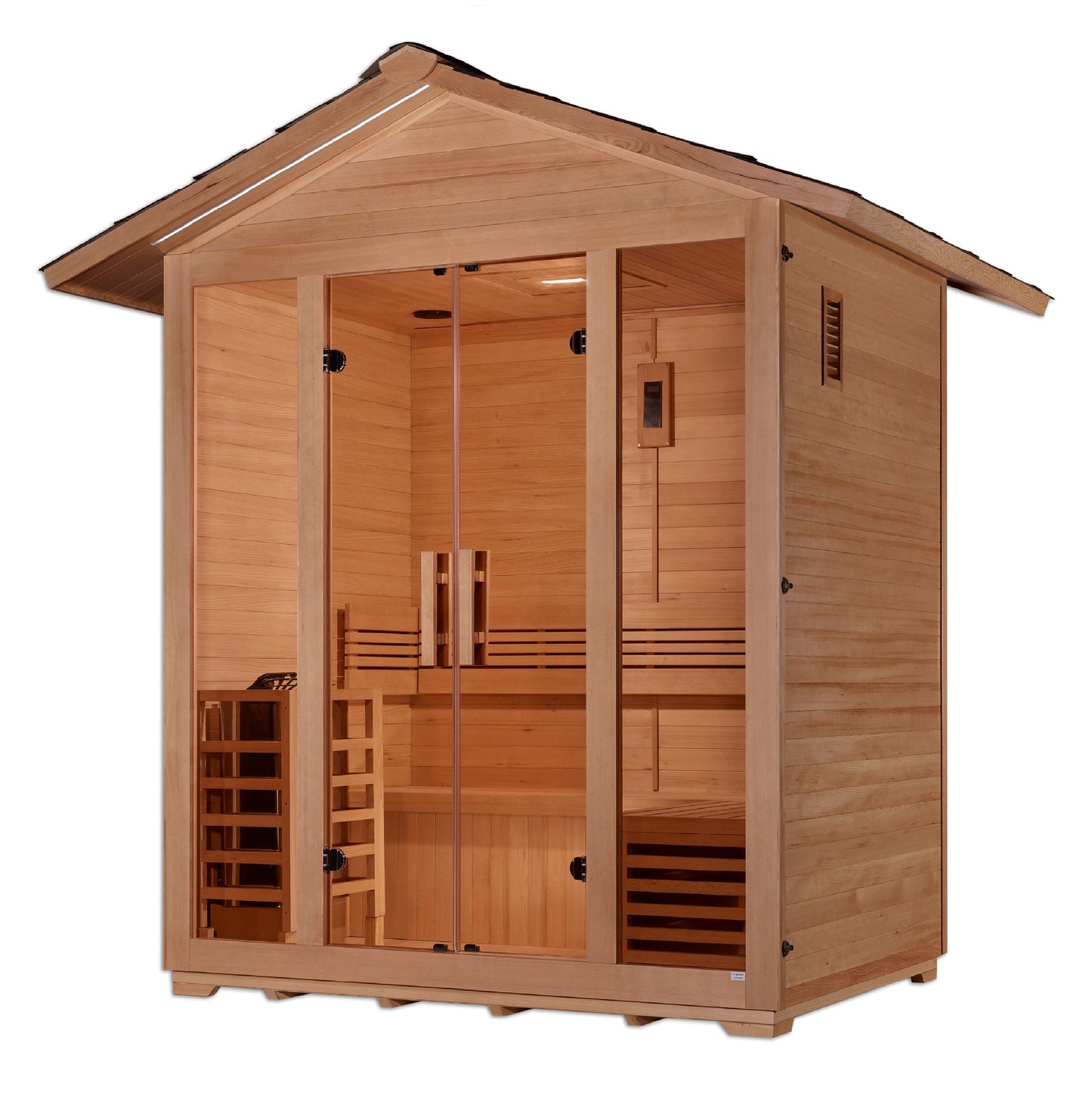 Golden Designs GDI-8105-01 Golden Designs "Vorarlberg" 5 Person Traditional Outdoor Sauna