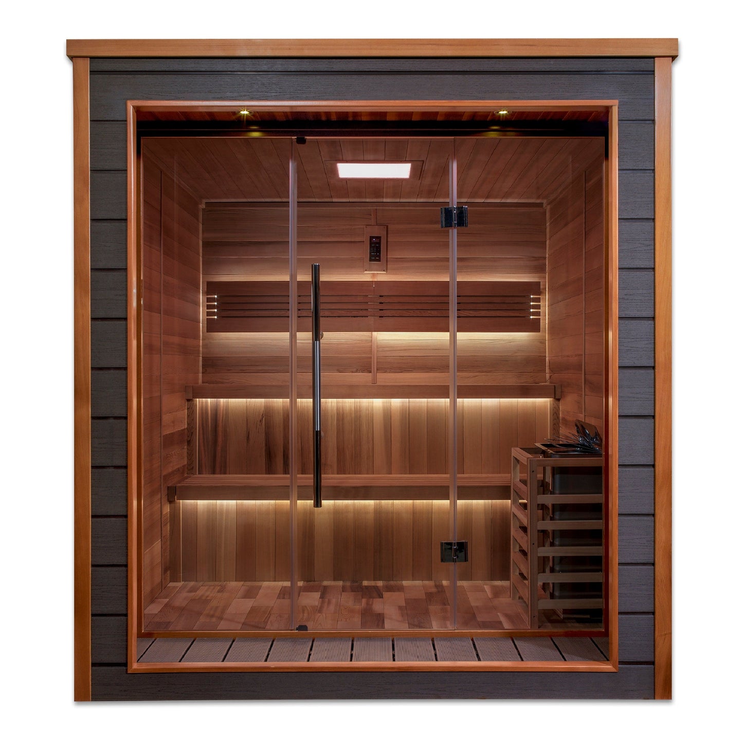 Golden Designs GDI-8206-01 Golden Designs "Bergen" 6-Person Outdoor-Indoor Traditional Sauna