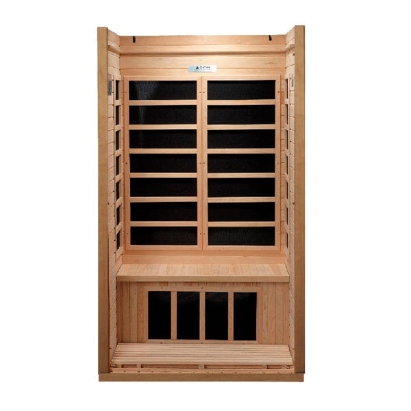 Golden Designs Sauna GDI-6996-01 Golden Designs "Monaco Elite" 6-person PureTech™ Near Zero Far Infrared Sauna Canadian Hemlock