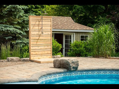 Savannah Canadian Timber Outdoor Shower PREMIUM package