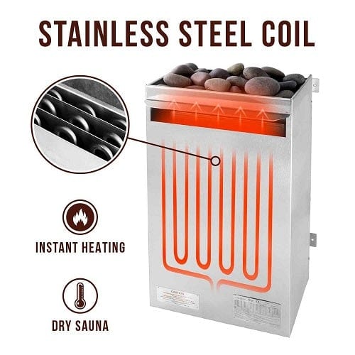 Scandia Heater Scandia Electric Ultra Sauna Heater - Large (12.0-18.0KW)