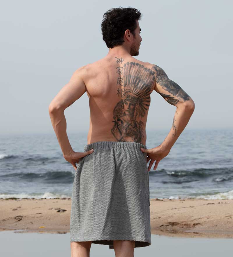 SEYANTE Towel Wrap Men 's Turkish Cotton Towel Wrap