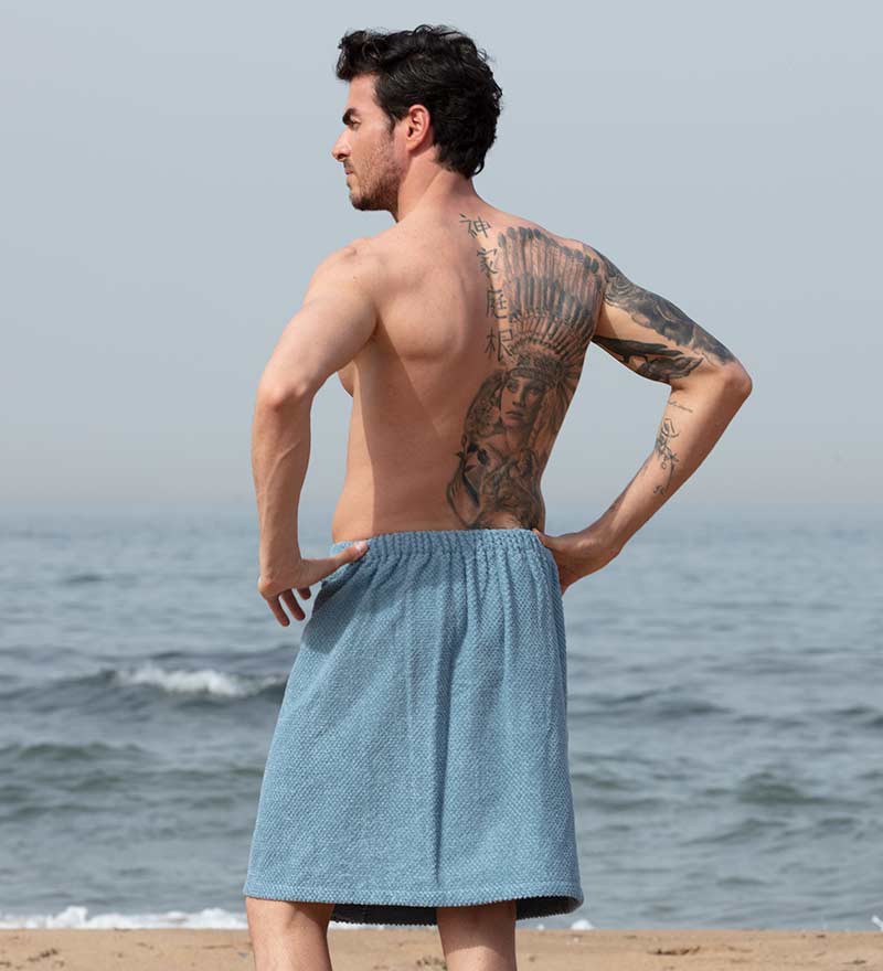 SEYANTE Towel Wrap Men 's Turkish Cotton Towel Wrap