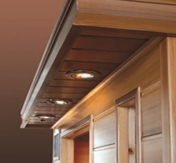 SunRay HL100K2 Barrett Barrett 1-Person Indoor Infrared sauna - with Canadian Hemlock wood and Carbon Heaters