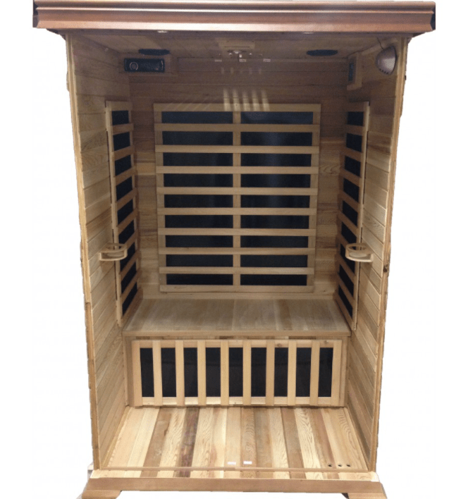 SunRay HL200K Sierra Sierra Indoor 2-Person Infrared Sauna - with Cedar wood, Carbon Heaters