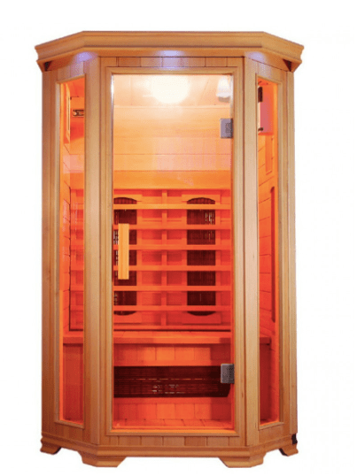 SunRay HL200W Heathrow Heathrow Indoor 2-Person Infrared Sauna - with Ceramic Heaters