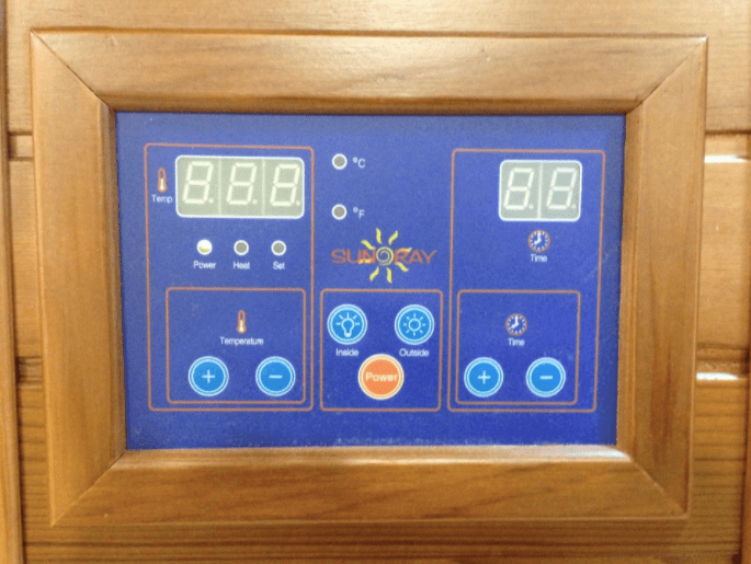 SunRay HL200W Heathrow Heathrow Indoor 2-Person Infrared Sauna - with Ceramic Heaters