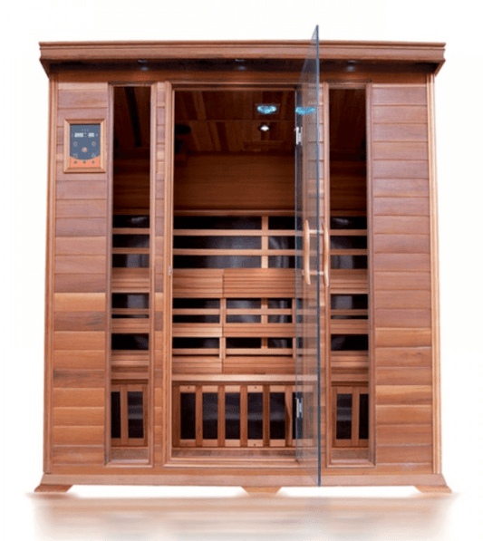 SunRay HL400K Sequioa Sequoia Indoor 4-Person Sauna - with Cedar wood & Carbon Heaters