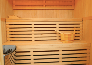 SunRay HL400SN Tiburon Tiburon Indoor 4-Person Traditional Wet Steam Sauna