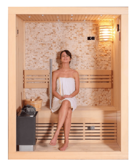 SunRay Rockledge 200LX Rockledge Indoor 2-Person Luxury Traditional Steam Sauna