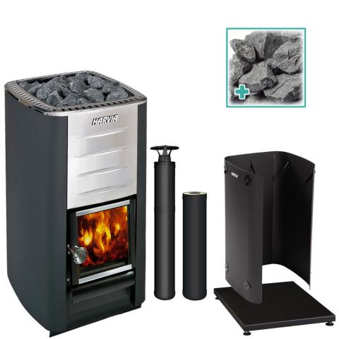 Harvia M3 Wood-Burning Stove Kit