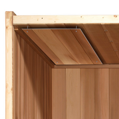 Sauna Heat Shield - protect wood and circulate hot air