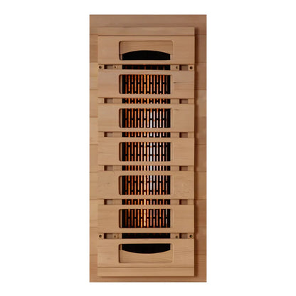 Golden Designs 2025 updated "Reserve Edition" 3 Person Full Spectrum Sauna with Himalayan Salt Bar