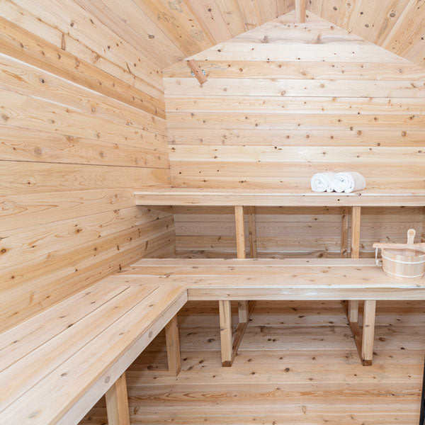 CT Georgian Cabin Sauna with Porch, Electric Heating option and Accessories