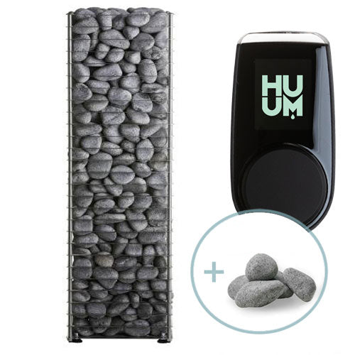 HUUM CLIFF Series 11kW Sauna Heater Package - Stones & Wifi controller included