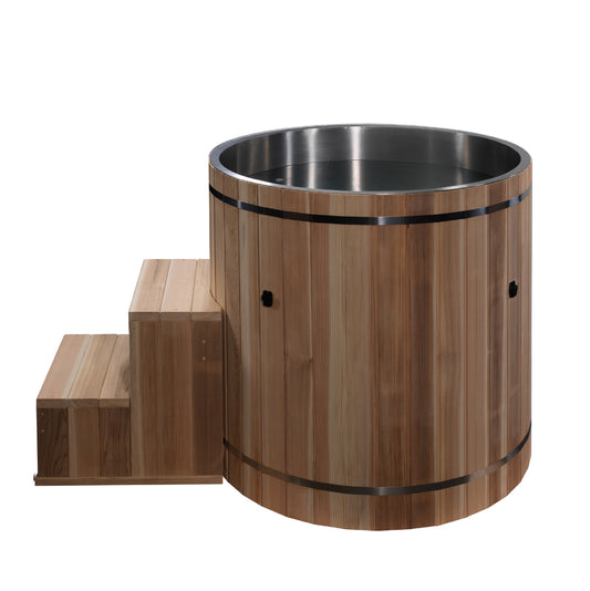 Dynamic Cold Therapy Barrel Stainless Steel Cold Plunge