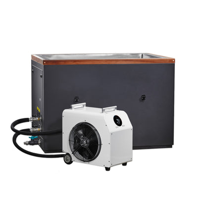 Dynamic Cold Therapy "CUBOID" 304 Nano-Coated Stainless Steel Cold Plunge Tub (XL)