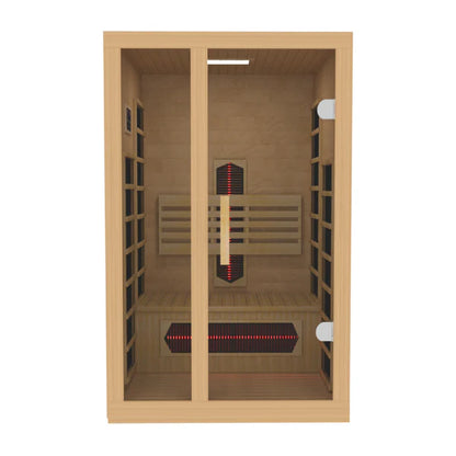 Dynamic "Gracia" 1–2 Person Full Spectrum Near Zero EMF FAR IR Sauna