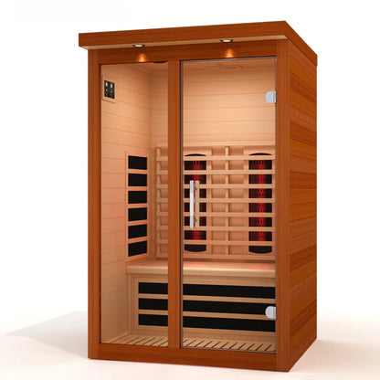 Dynamic "Llumeneres" 2 Person Full Spectrum Near Zero EMF FAR-IR Sauna