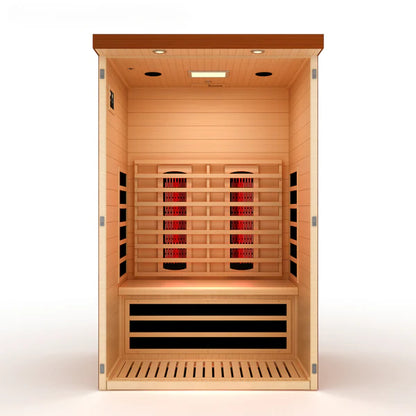 Dynamic "Llumeneres" 2 Person Full Spectrum Near Zero EMF FAR-IR Sauna