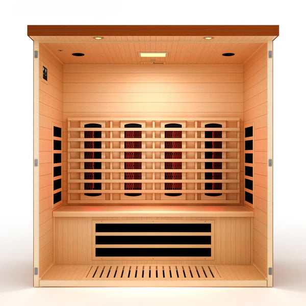 ***New 2026 Model*** Dynamic "Vila Grande" 4 Person Full Spectrum Nero Zero EMF FAR IR Sauna