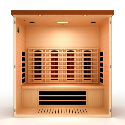 ***New 2026 Model*** Dynamic "Vila Grande" 4 Person Full Spectrum Nero Zero EMF FAR IR Sauna