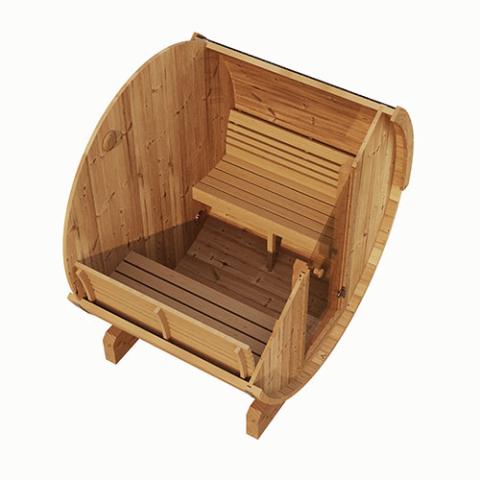 SaunaLife ERGO E6 Series Backyard 3-Person Sauna Barrel