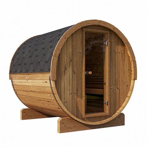 SaunaLife ERGO E8 6-Person Barrel Sauna