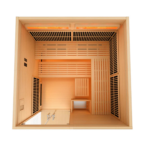 Golden Designs "Toledo" 6 Person Indoor Hybrid Sauna