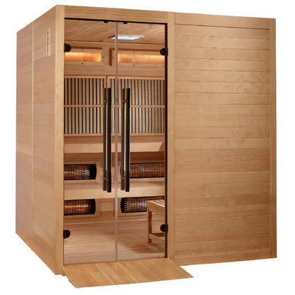 Golden Designs "Toledo" 6 Person Indoor Hybrid Sauna