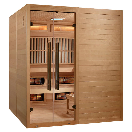Golden Designs "Toledo" 6 Person Indoor Hybrid Sauna