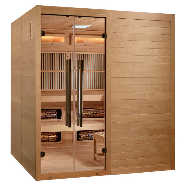 Golden Designs "Toledo" 6 Person Indoor Hybrid Sauna