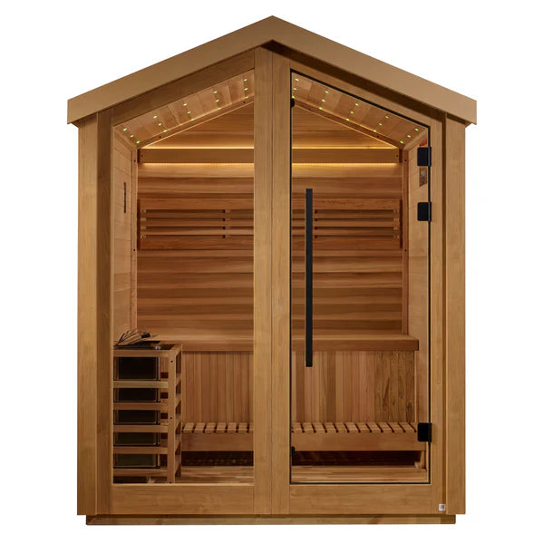 Golden Designs "Savonlinna" 3-Person Outdoor Traditional Sauna