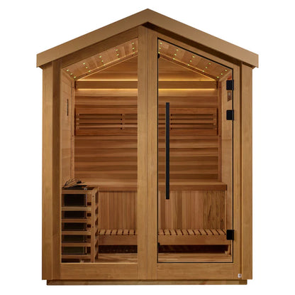 Golden Designs "Savonlinna" 3-Person Outdoor Traditional Sauna