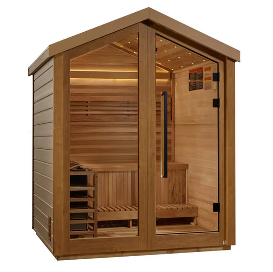 Golden Designs "Savonlinna" 3-Person Outdoor Traditional Sauna