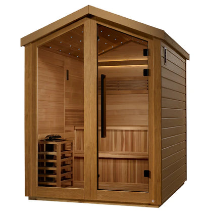 Golden Designs "Kaarina" 6 Person Outdoor Traditional Sauna