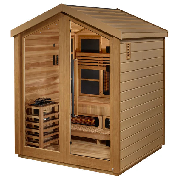 Golden Designs "Loviisa" 3-Person Outdoor Hybrid Sauna