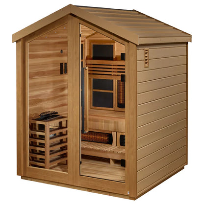 Golden Designs "Loviisa" 3-Person Outdoor Hybrid Sauna