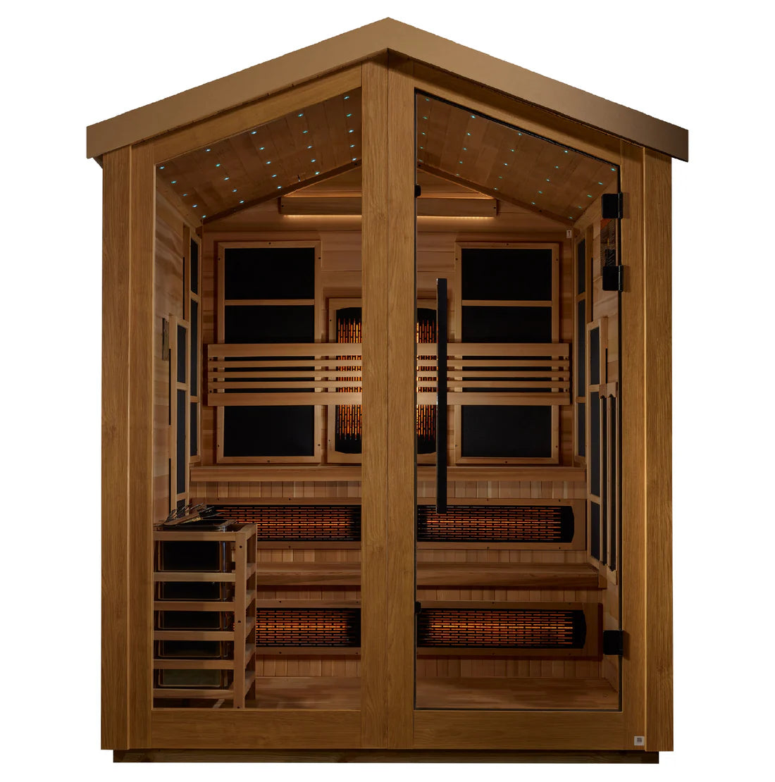 Golden Designs "Kaskinen" 6 Person Outdoor Hybrid Sauna