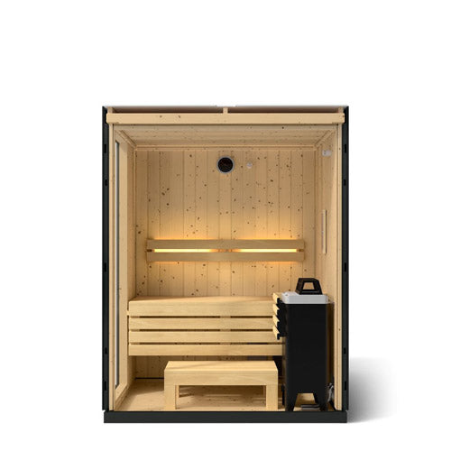 Kohler C1 2 Person Indoor Sauna Kit w/ 2 exterior wood options