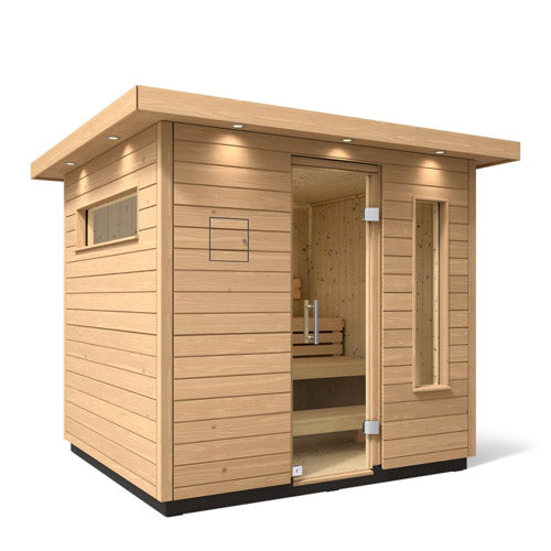 Kohler C2 5 Person outdoor Sauna Kit w/ 2 exterior wood options