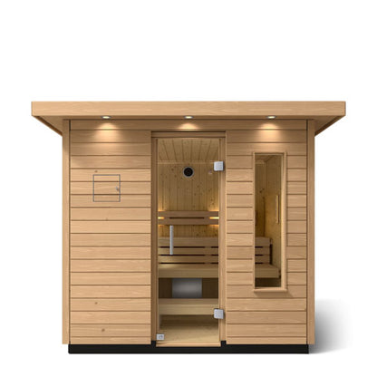 Kohler C2 5 Person outdoor Sauna Kit w/ 2 exterior wood options